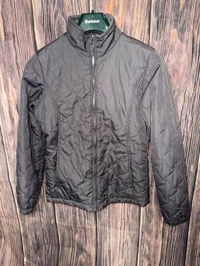 Below Zero by Rothschild Quilted Jacket Women’s Small Gray Faux Fur Lined